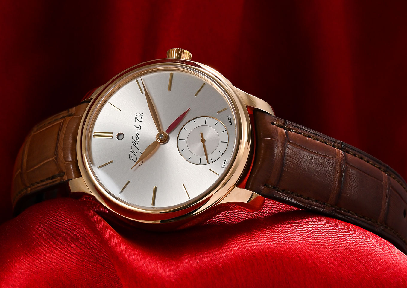 H. Moser & Cie. Watch at second movement