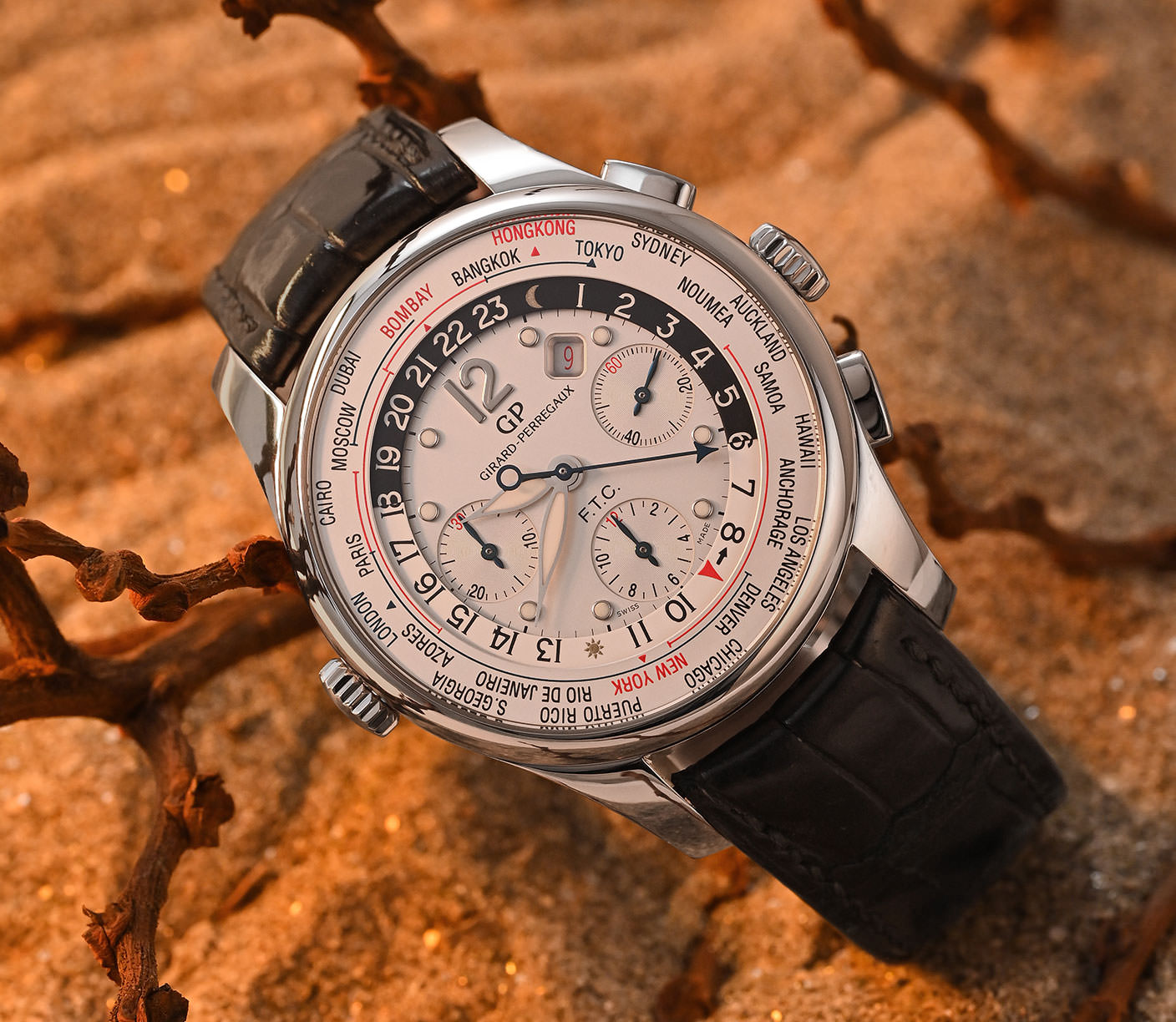 Girard-Perregaux worldtimer watch