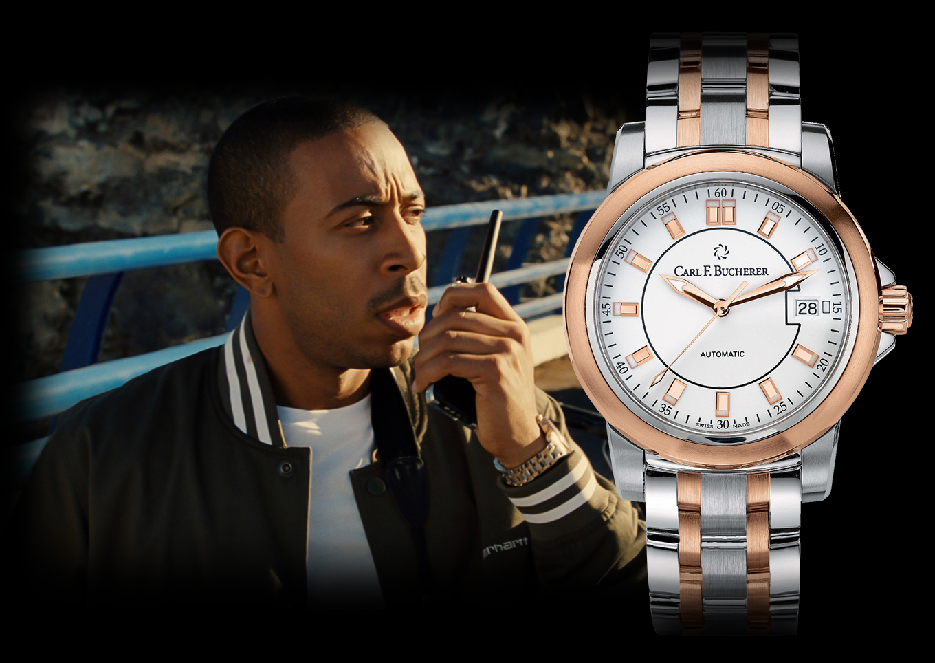 Fast and Furious 6, rapper and actor Ludacris in Carl F. Bucherer watch