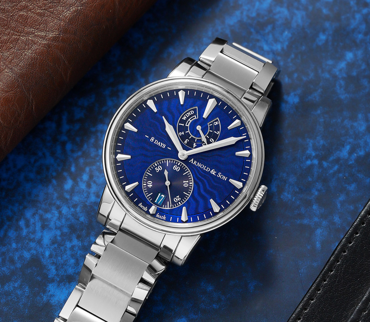 Arnold & Son Eight-Day Blue Reference 1.EDAS.U01C.S136D