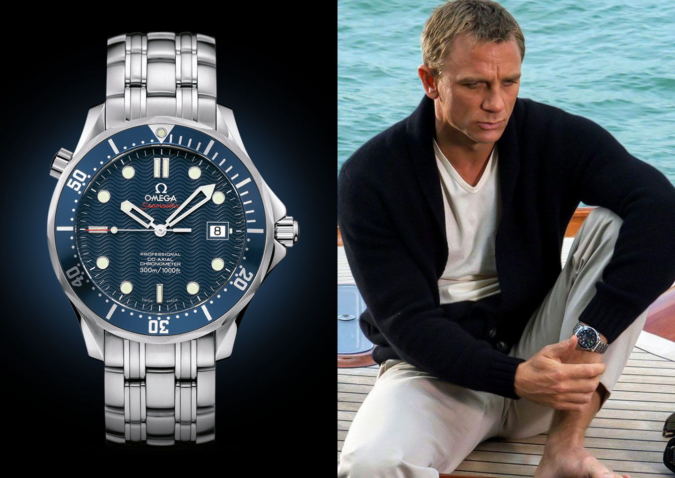 James Bond in Omega watches
