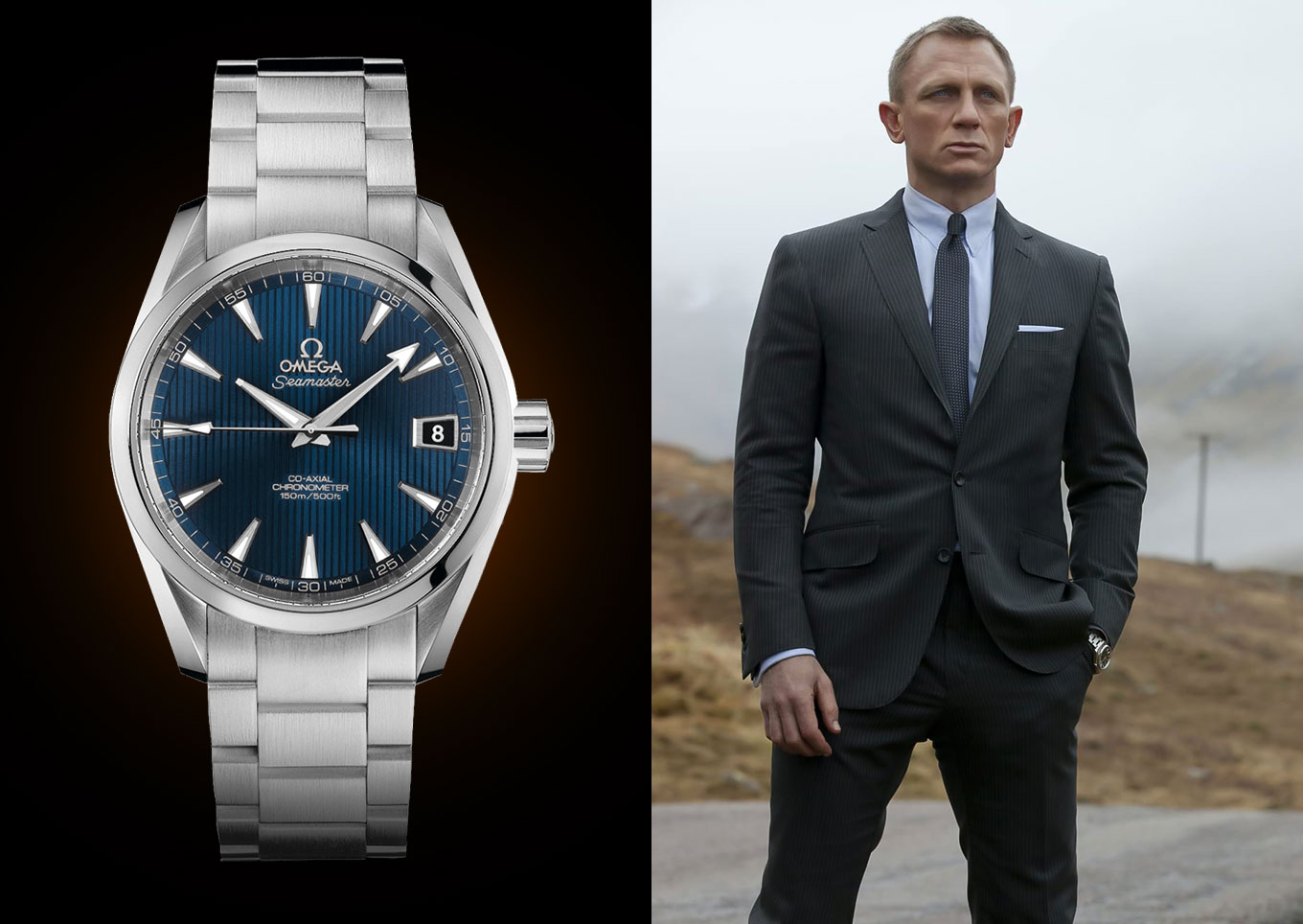 Which watches are worn by James Bond?
