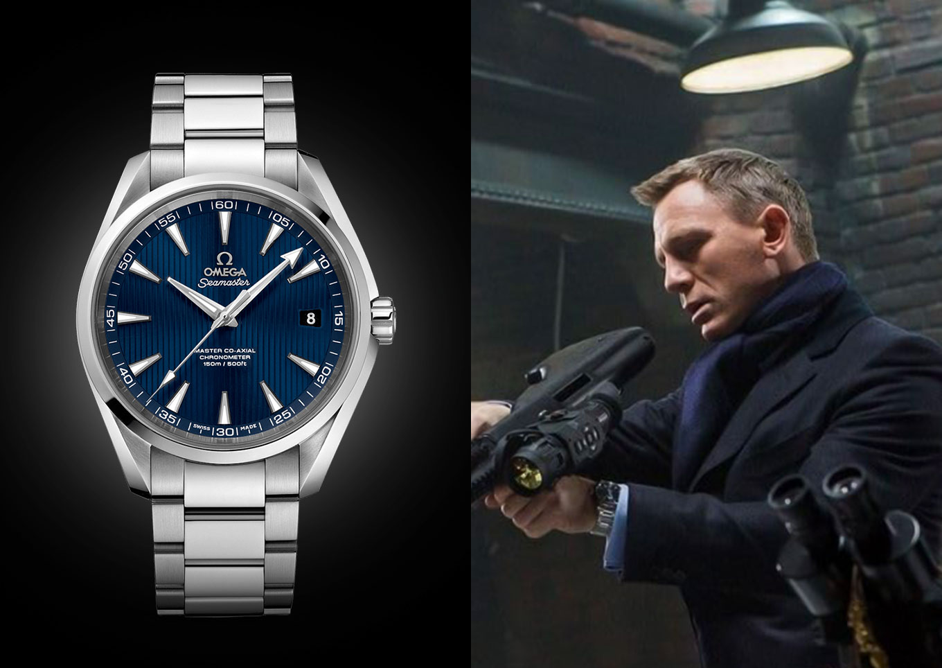 Omega watches worn by Daniel Craig in James Bond