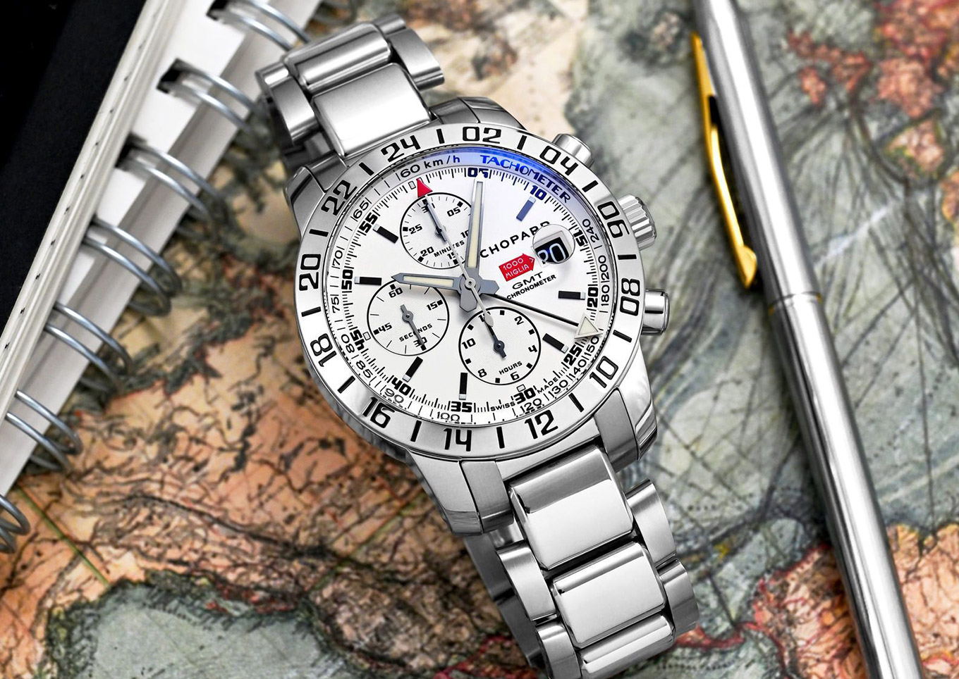 Chopard Mille Miglia GMT Chronograph in a 42mm steel case