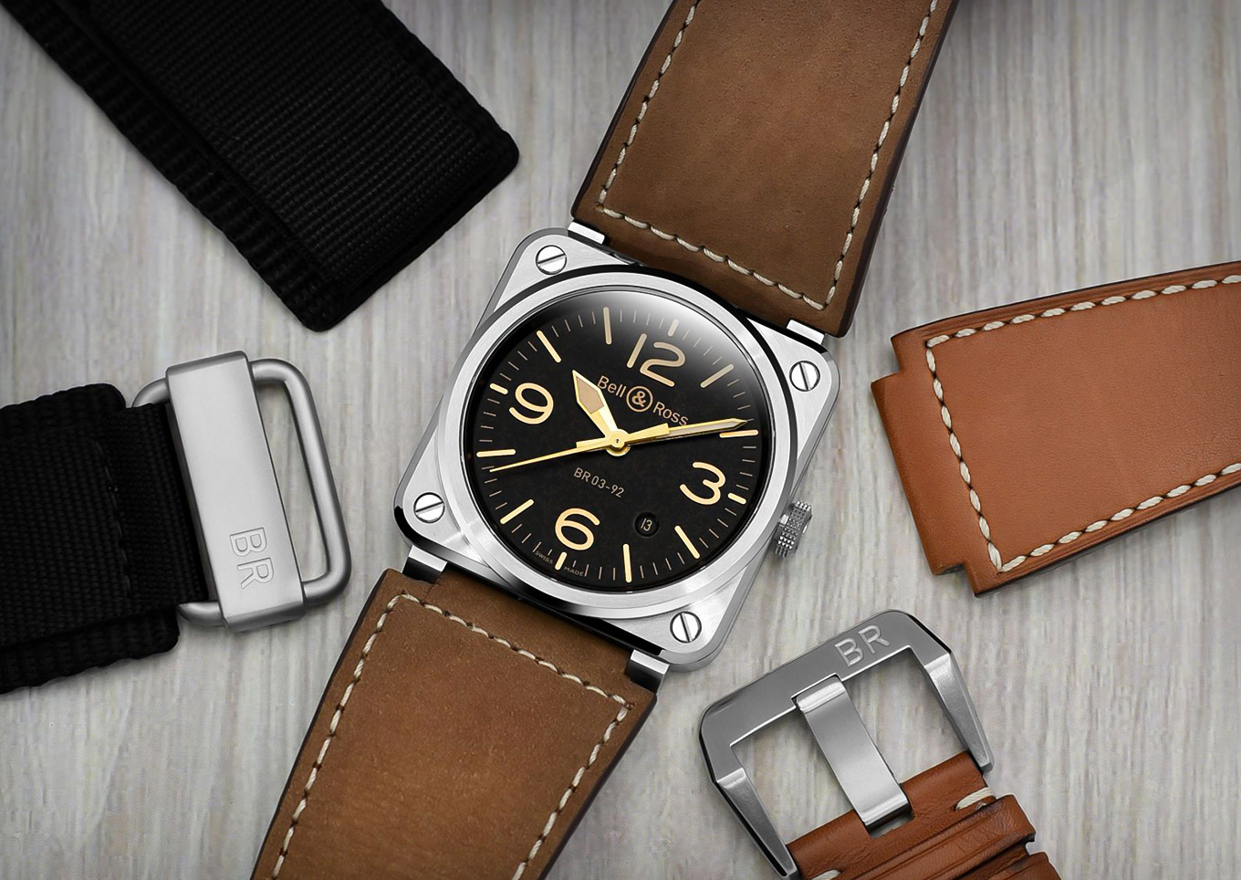 Square watches of Bell & Ross