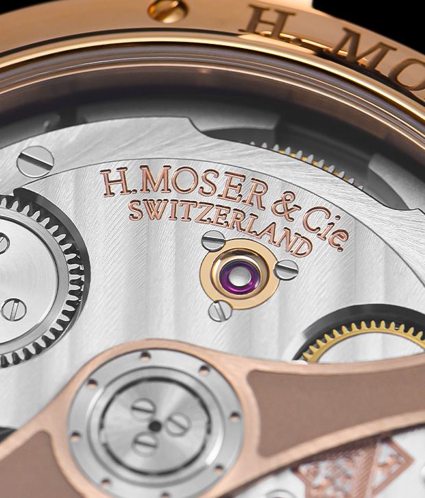H. Moser & Cie. Swiss Watch at second movement