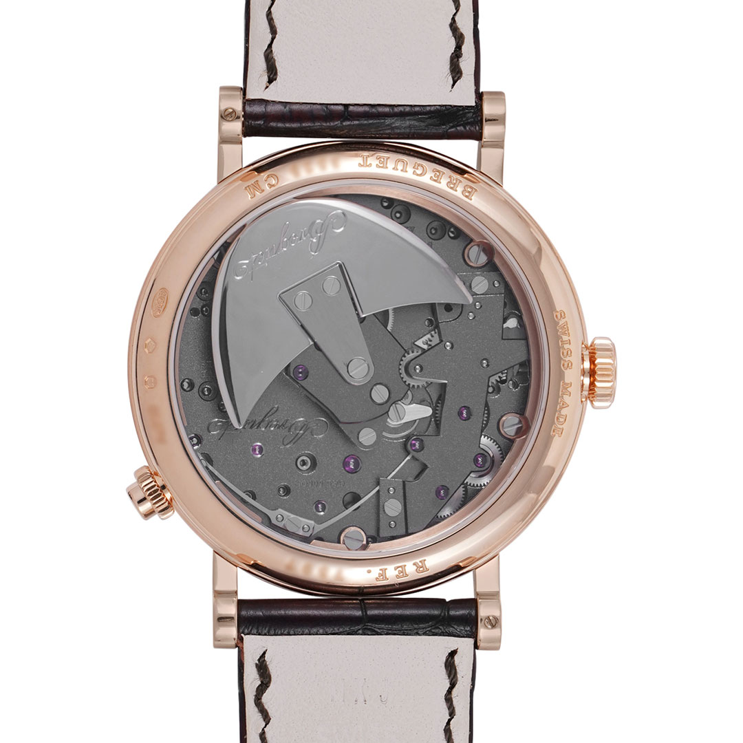 Breguet watch with a leather strap