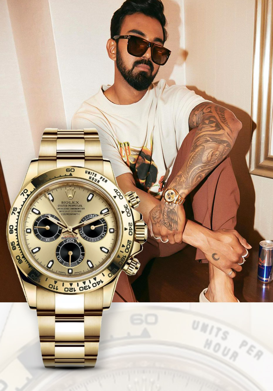 Luxury watches worn by KL Rahul