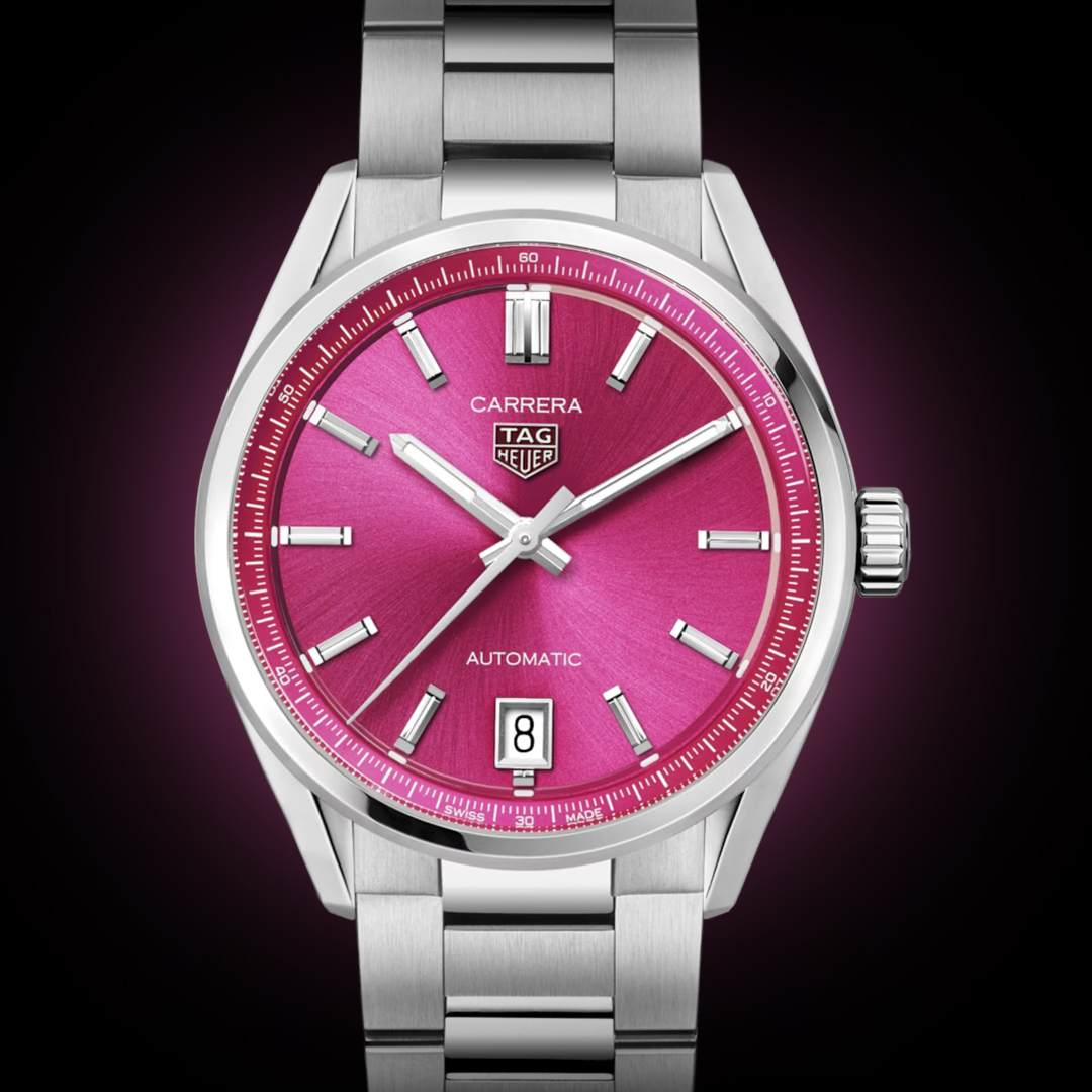TAG Heuer Carrera Date in pink dial