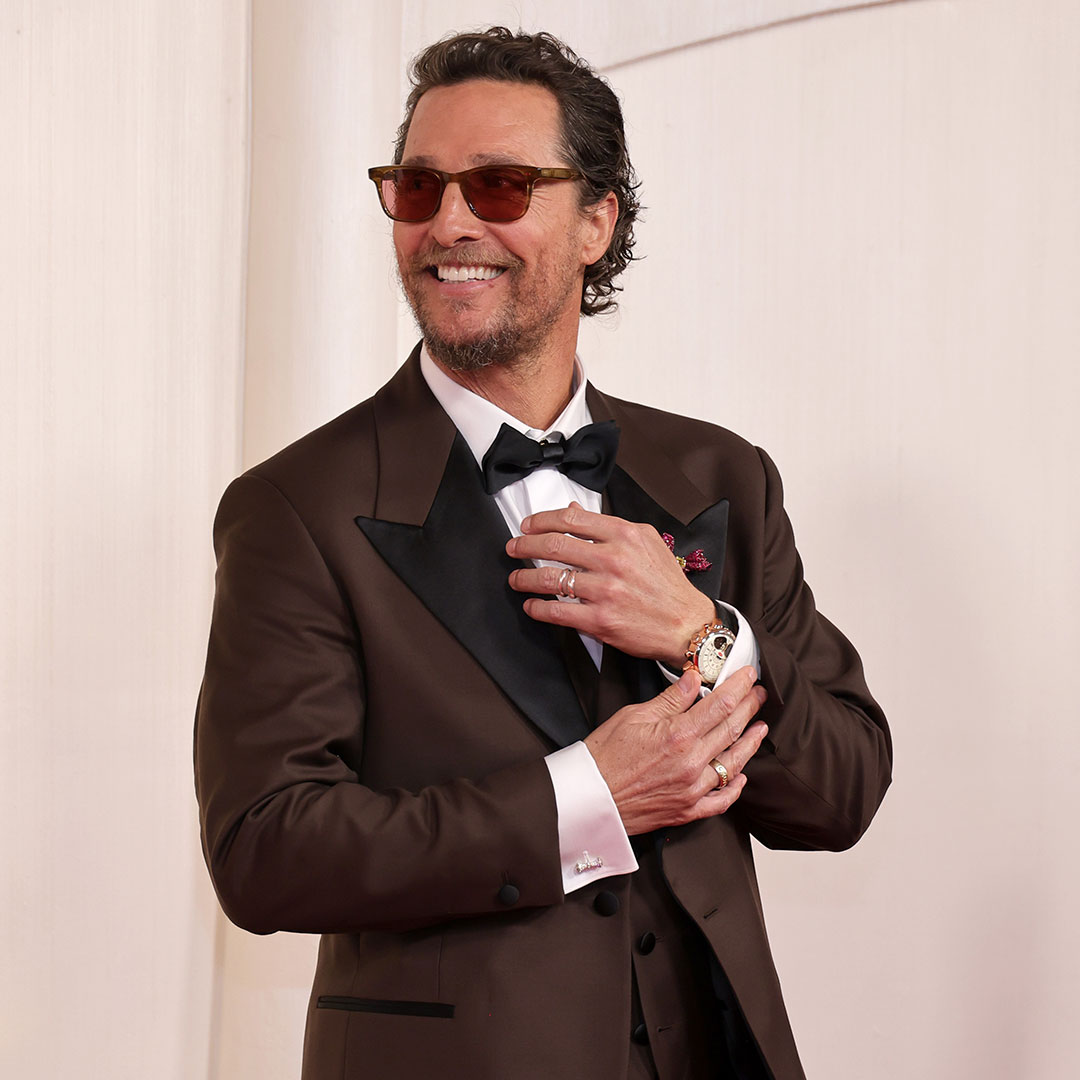 Matthew McConaughey at the 2024 Oscar Awards