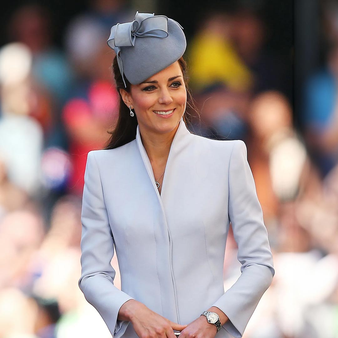 Kate Middleton wearing Cartier Ballon Bleu